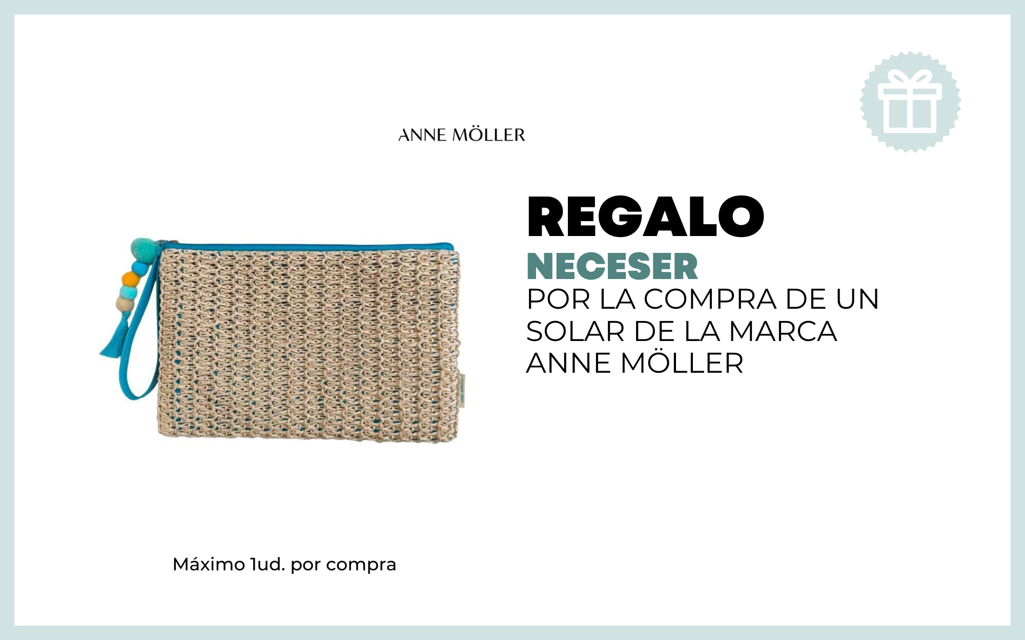 REGALO NECESER POR LA COMPRA DE DOS BRONCEADORES ANNE MOLLER