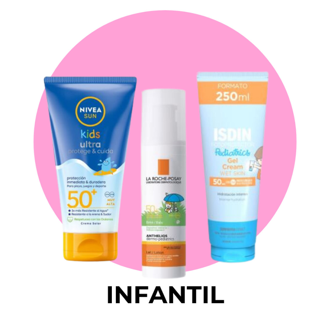 Protectores solares infantiles