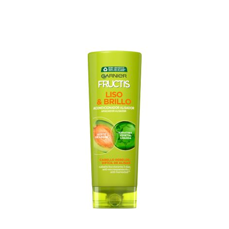 Fructis Liso Brillo Acondicionador Alisador 300 ml