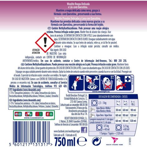Woolite Detergente Prendas Delicadas Y Lana Detergente líquido