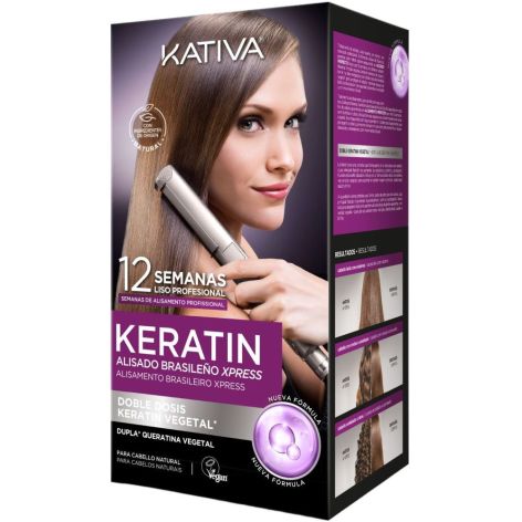 Kativa Keratin Alisado Brasileño Xpress Tratamiento de alisado