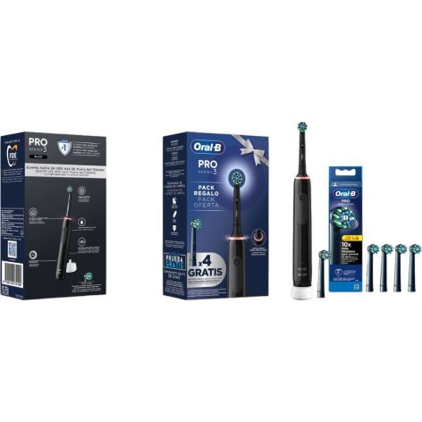 Oral-B Cepillo Dental Pro Series Pack Regalo Cepillo de dientes eléctrico  ofrece limpieza profesional con la mejor tecnología cepillo