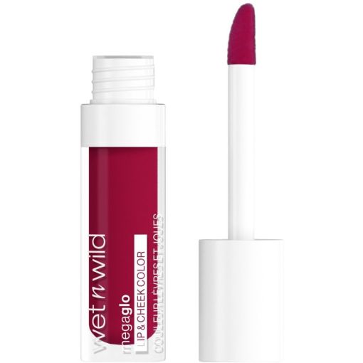 Wet N Wild Megaglo Lip & Check Color Barra de labios y colorete de textura l&iacute;quida a&ntilde;ade un toque de color natural a labios y mejillas