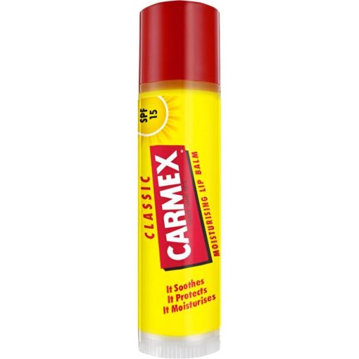 Carmex B&aacute;lsamo Labial Hidratante Classic Spf 15 B&aacute;lsamo labial cl&aacute;sico protege hidrata suaviza y repara labios agrietados
