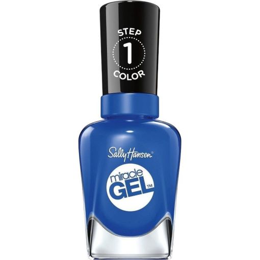 Sally Hansen Miracle Gel Step 1 Color Esmalte de uñas de secado rápido y fácil de usar para color y brillo sin necesidad de lámpara uv