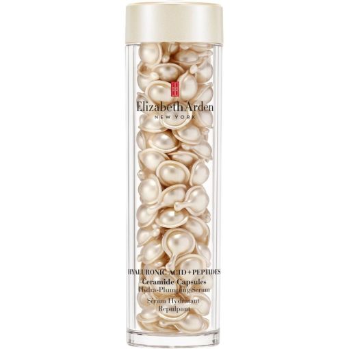Elizabeth Arden Hyaluronic Acid+Peptides Capsules Hydra-Plumping Serum Sérum en cápsulas refuerza el colágeno natural de la piel mejora la firmeza y redefine el contorno facial