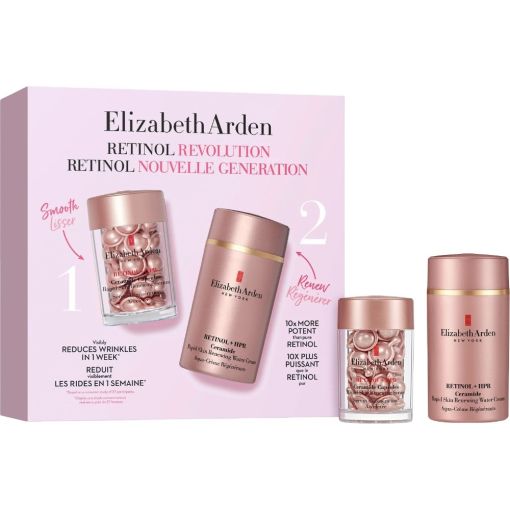 Elizabeth Arden Retinol Revolution Estuche Set facial renueva ilumina y reafirma la piel para un aspecto m&aacute;s joven y revitalizado 50 ml