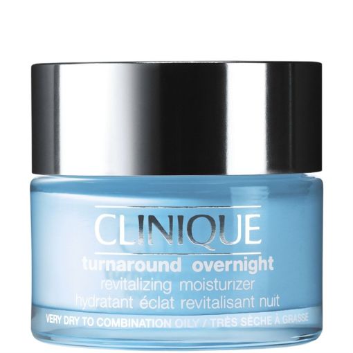 Clinique Turnaround Overnight Revitalizing Moisturizer Crema facial de noche hidratante y revitalizante elimina c&eacute;lulas muertas ofreciendo una piel tersa y suave 50 ml