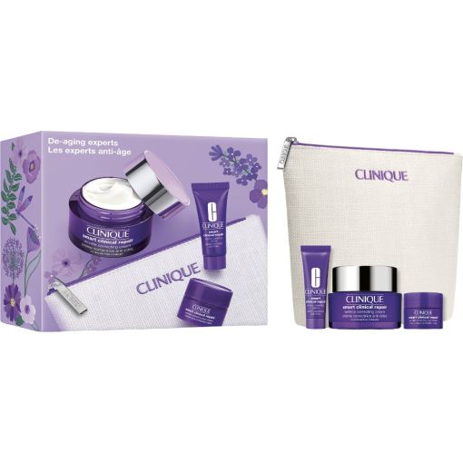 Clinique Smart Clinical Repair Wrinkle Correcting Cream Estuche Crema de d&iacute;a hidratante y ultranutritiva corrige l&iacute;neas y arrugas para una piel m&aacute;s rejuvenecida 50 ml