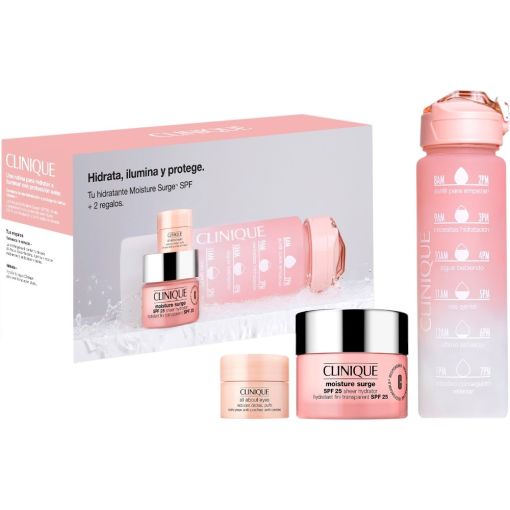 Clinique Moisture Surge Spf 25 Estuche Crema de d&iacute;a hidratante de textura nube ofrece protecci&oacute;n solar  incluso en tonos m&aacute;s oscuros 50 ml