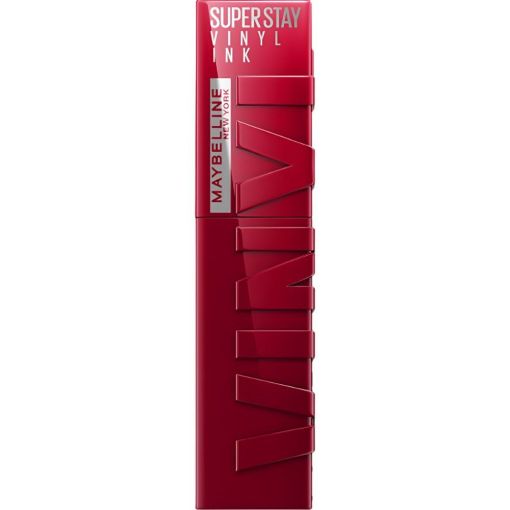 Maybelline Super Stay Vinyl Ink Brillo de labios efecto vinilo de larga duraci&oacute;n ofrece 16 horas de color intenso y brillo