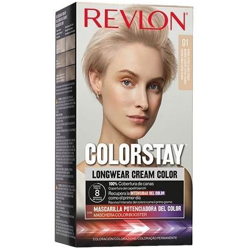 Revlon Colorstay Longwear Cream Color Tinte sin amon&iacute;aco potenciador del color para un 100% cobertura de canas