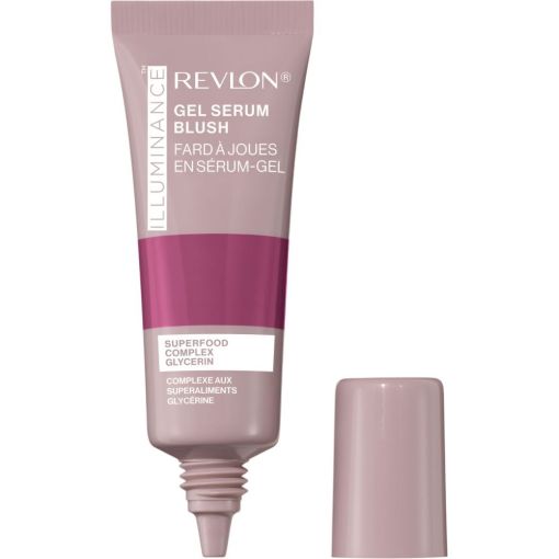 Revlon Illuminance Gel Serum Blush Colorete de textura gel ofrece color pigmentado dando volumen a tus mejillas con brillo natural