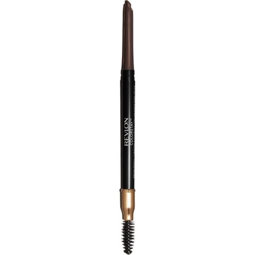 Revlon Colorstay Brow Pencil Waterproof L&aacute;piz de cejas con cepillo resistente al agua para rellenar y peinar con precisi&oacute;n