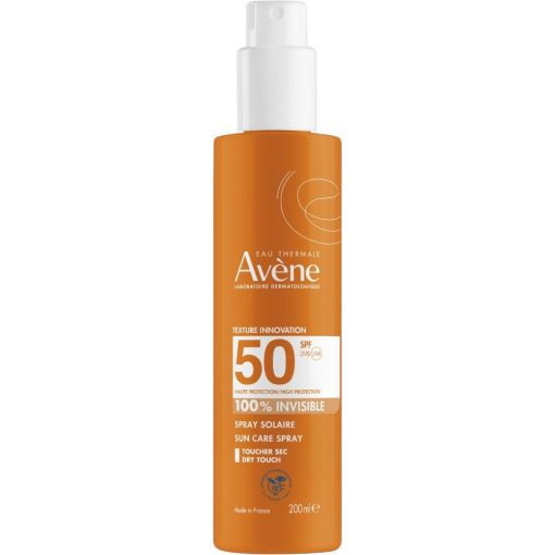 Av&egrave;ne Tr&egrave;s Haute Proteccion Spray Spf 50+ Protector solar corporal y facial de textura hidroprotectora ofrece comodidad inmediata y duradera 200 ml