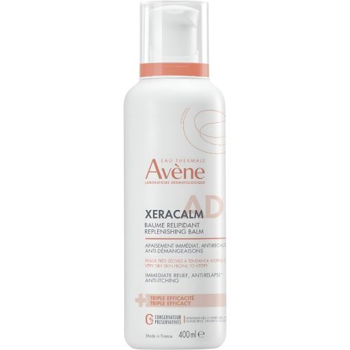 Av&egrave;ne Xeracalm A.D Baume Relipidant B&aacute;lsamo corporal relipidizante nutre las pieles con sequedad intensa y calma las sensaciones de picor 400 ml