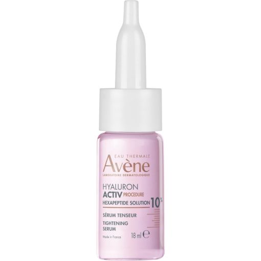 Av&egrave;ne Hyaluron Activ Procedure S&eacute;rum Tenseur S&eacute;rum tensor contiene concentraci&oacute;n de activos corrigiendo los 5 signos de la edad en 14 d&iacute;as con hexap&eacute;ptidos 18 ml