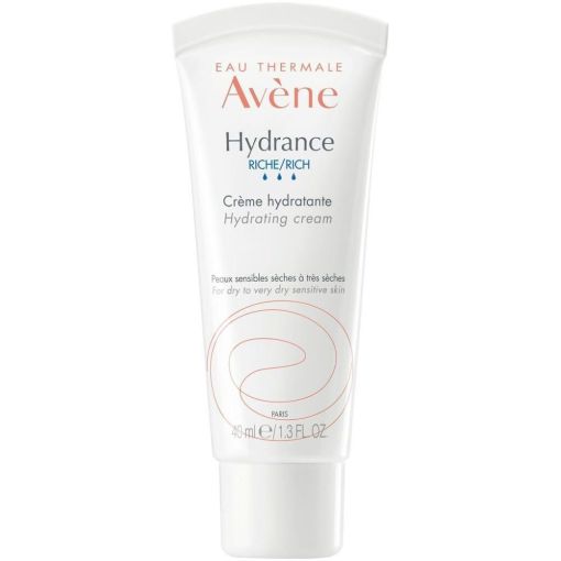 Av&egrave;ne Hydrance Optimale Riche Cr&eacute;me Hydratance Pack Crema facial enriquecida calma exfolia matifica y favorece la eliminaci&oacute;n de las imperfecciones 40 ml