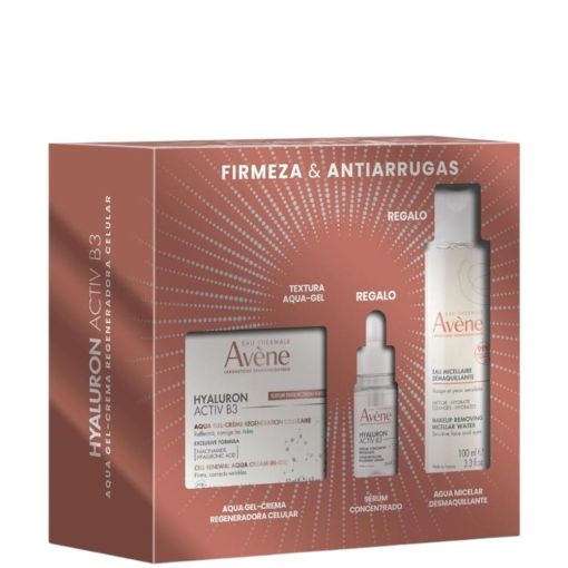 Avène Hyaluron Activ B3 Aqua-Gel Créme Régénération Estuche Crema hidratante rellena corrige arrugas y regenera la piel con ácido hialurónico 50 ml