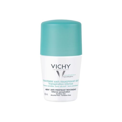 Vichy Traitement Anti-Transpirant 48 H Desodorante Roll-On Desodorante antitraspirante regulador del sudor 48 horas 50 ml