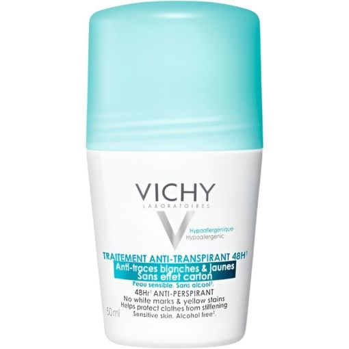 Vichy Traitement Anti-Transpirant 48h Desodorante Roll-On Desodorante antitranspirante antimarcas 48 horas 50 ml