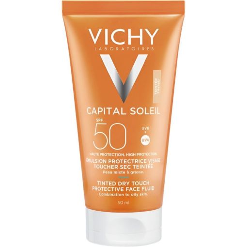Vichy Capital Id&eacute;al Soleil Bb Cream Teinte H&acirc;le Naturel  Spf 50 Protector solar con color antibrillo para una piel hidratada 50 ml