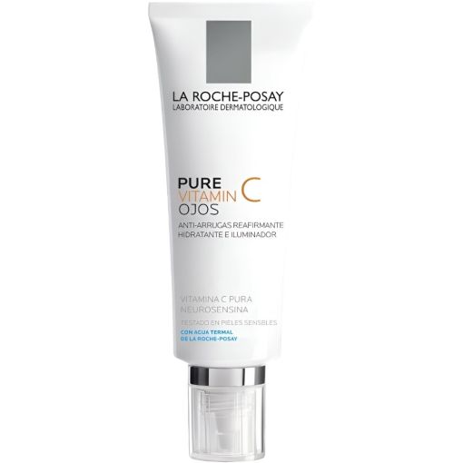 La Roche Posay Redermic C Yeux/Eyes Soin De Comblement Contorno de ojos antiarrugas corrige las patas de gallo y refuerza el soporte alrededor del ojo 15 ml