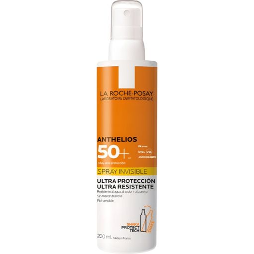 La Roche Posay Anthelios Spray Sensible Ultra Protecci&oacute;n Spf 50+ Spray solar corporal de absorci&oacute;n inmediata previene el estr&eacute;s oxidativo 200 ml