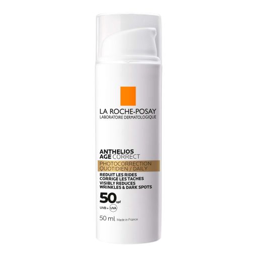 La Roche Posay Anthelios Age Correct Photocorrection Quotidien Spf 50 Protector solar antiedad con ácido hialurónico 50 ml