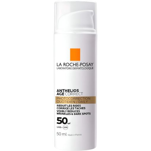 La Roche Posay Anthelios Age Correct Photocorrection Quotidien Spf 50 Protector solar antiedad con ácido hialurónico 50 ml