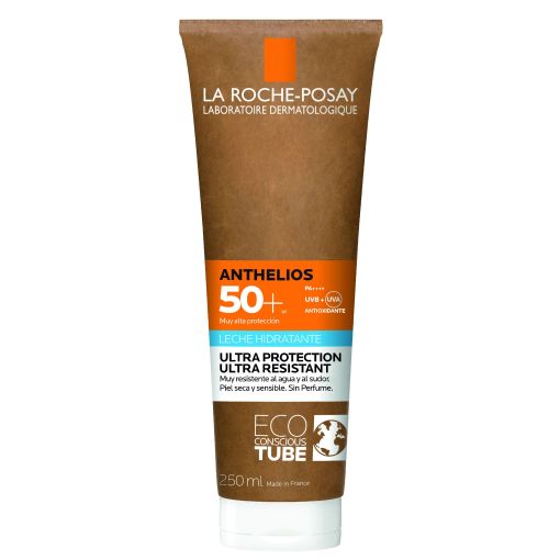 La Roche Posay Anthelios Leche Hidratante Ultra Protection Spf50+ Protector solar hidratante muy resistente al agua y al sudor 250 ml