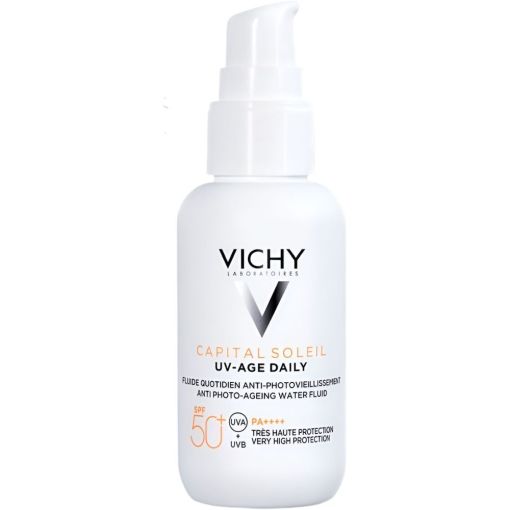 Vichy Capital Soleil Uv-Age Daily Spf 50+ Protector solar antifotoenvejecimiento previene manchas y arrugas 40 ml