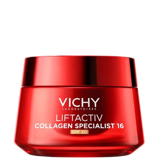Vichy Liftactiv Collagen Specialist 16 Spf 50 Crema antiedad refuerza la estructura de la piel y estimula la s&iacute;ntesis de col&aacute;geno 50 ml