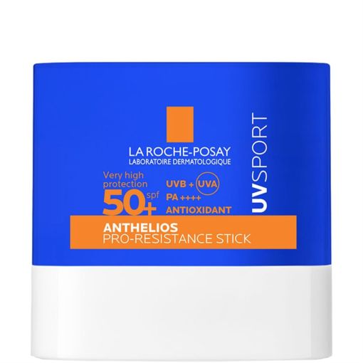 La Roche Posay Anthelios Uvsport Pro-Resistante Stick Spf 50+ Stick solar facial resistente al sudor est&aacute; indicado para actividades de alta intensidad y calor excesivo 10 ml