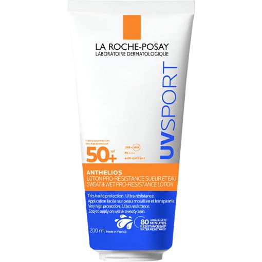La Roche Posay Anthelios Uvsport Lotion Pro-R&eacute;sistance Spf 50+ Loci&oacute;n solar ideal para deportistas resistente al agua y al sudor 200 ml