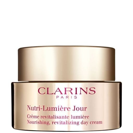 Clarins Nutri-Lumi&egrave;re Jour Cr&egrave;me Revitalisante Lumi&egrave;re Crema facial de d&iacute;a revitaliza nutre y restaura la luminosidad para una piel radiante al despertar 50 ml