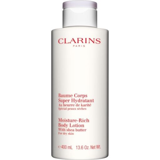 Clarins Baume Corps Super Hydratant Body Lotion B&aacute;lsamo corporal superhidratante calma reconforta alisa y suaviza ofreciendo flexibilidad