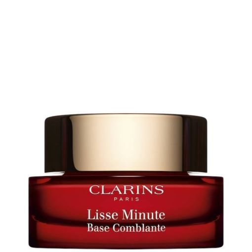Clarins Lisse Minute Base Coblande Prebase de maquillaje rellenadora suaviza l&iacute;neas de expresi&oacute;n arrugas y poros para piel perfecta 15 ml