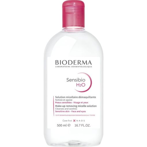 Bioderma Sensibio H2o Solution Micellaire D&eacute;maquillante Agua micelar de muy alta tolerabilidad limpia y desmaquilla rostro y ojos