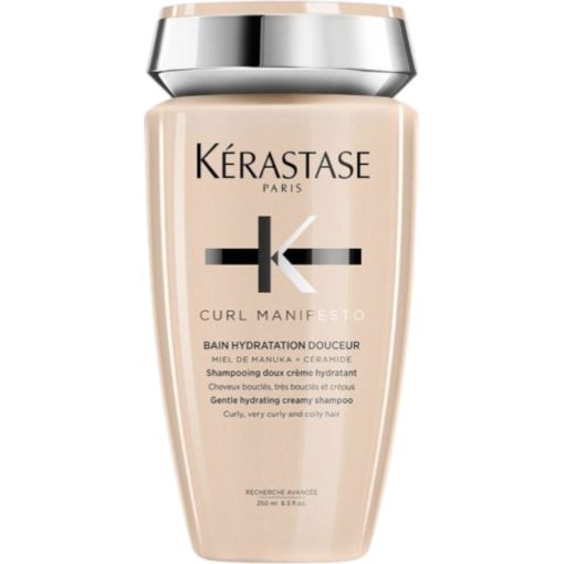 Kerastase Curl Manifesto Bain Hydratation Douceur Champ&uacute; raparador nutririvo para cabello ondulado o rizado con miel de manuka 250 ml