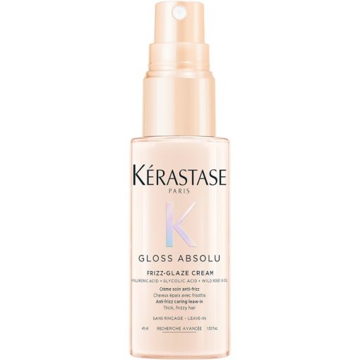 Kerastase Gloss Absolu Frizz-Glaze Cream Crema de peinado antiencrespamiento para cabello muy encrespado