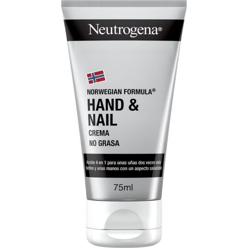 Neutrogena Hand & Nail Crema Crema de manos y uñas de absorción rápida no grasa hidrata suaviza y protege de grietas hasta 24 horas 75 ml