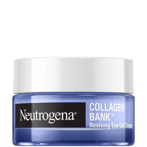 Neutrogena Collagen Bank Reviving Eye Gel Cream Contorno de ojos ligero y de rápida absorción reduce ojeras estimulando el colágeno para una piel más firme y elástica 15 ml