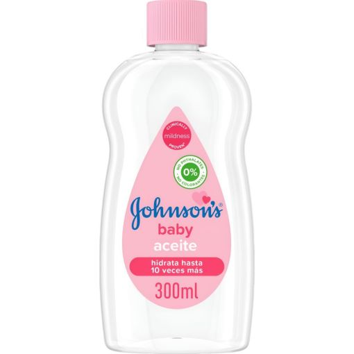 Johnson'S Baby Aceite Aceite corporal hidratante y protector ideal para masajear al beb&eacute; y cuidado diario puro y suave