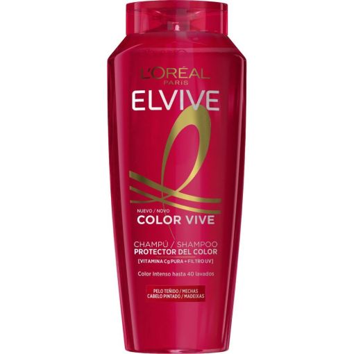 Elvive Color Vive Champú Protector Champú protector nutritivo y fijador del color para cabello teñido o con mechas