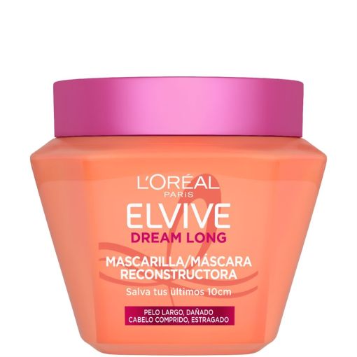 Elvive Dream Long Mascarilla Reconstructora Mascarilla capilar protege de roturas y puntas abiertas ofreciendo brillo para cabello largo y da&ntilde;ado 310 ml