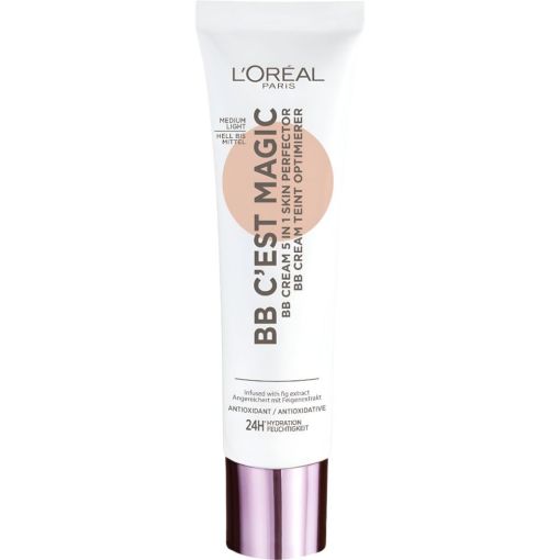 L'Oreal Bb C'Est Magic Bb Cream Crema hidratante con color protege suaviza la piel corrige y unifica el cutis 24 horas