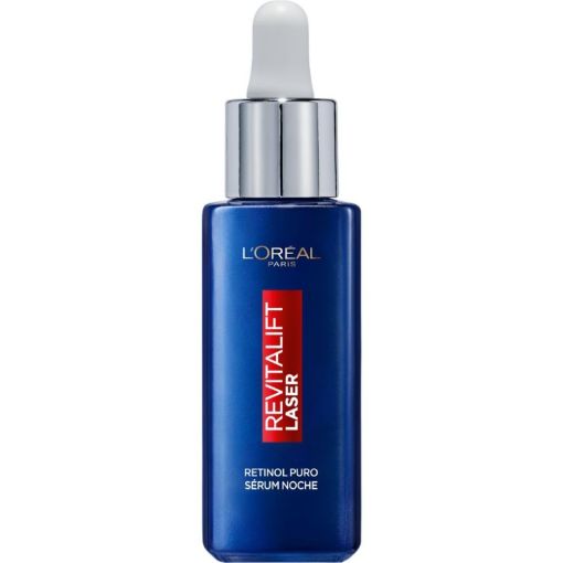 L'Oreal Revitalift Laser Retinol Puro S&eacute;rum Noche S&eacute;rum de noche corrige todo tipo de arrugas piel hidratada flexible y lisa 30 ml