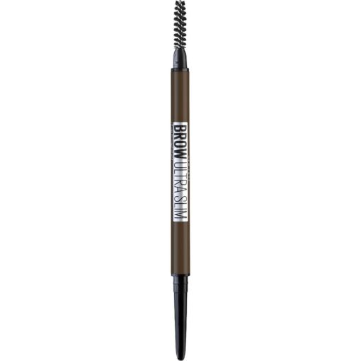 Maybelline Brow Ultra Slim L&aacute;piz de cejas con cepillo de punta fina y trazo suave para un acabado natural perfecto y definido