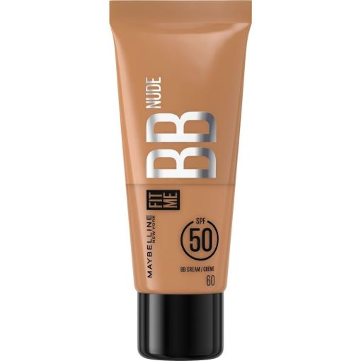 Maybelline Fit Me Bb Nude Cream Spf50 Crema hidratante con color embellece cubre imperfecciones y unifica el tono ofreciendo hidratación a la piel